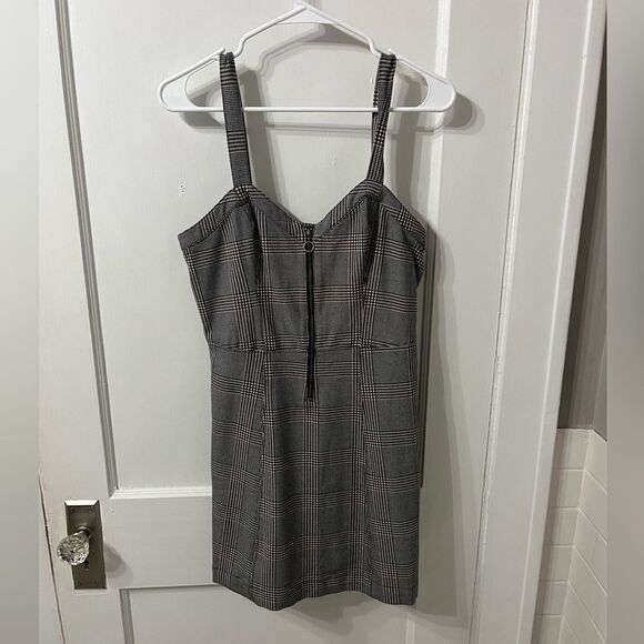 Plaid Grey Women's jumper - Picture 1 of 3